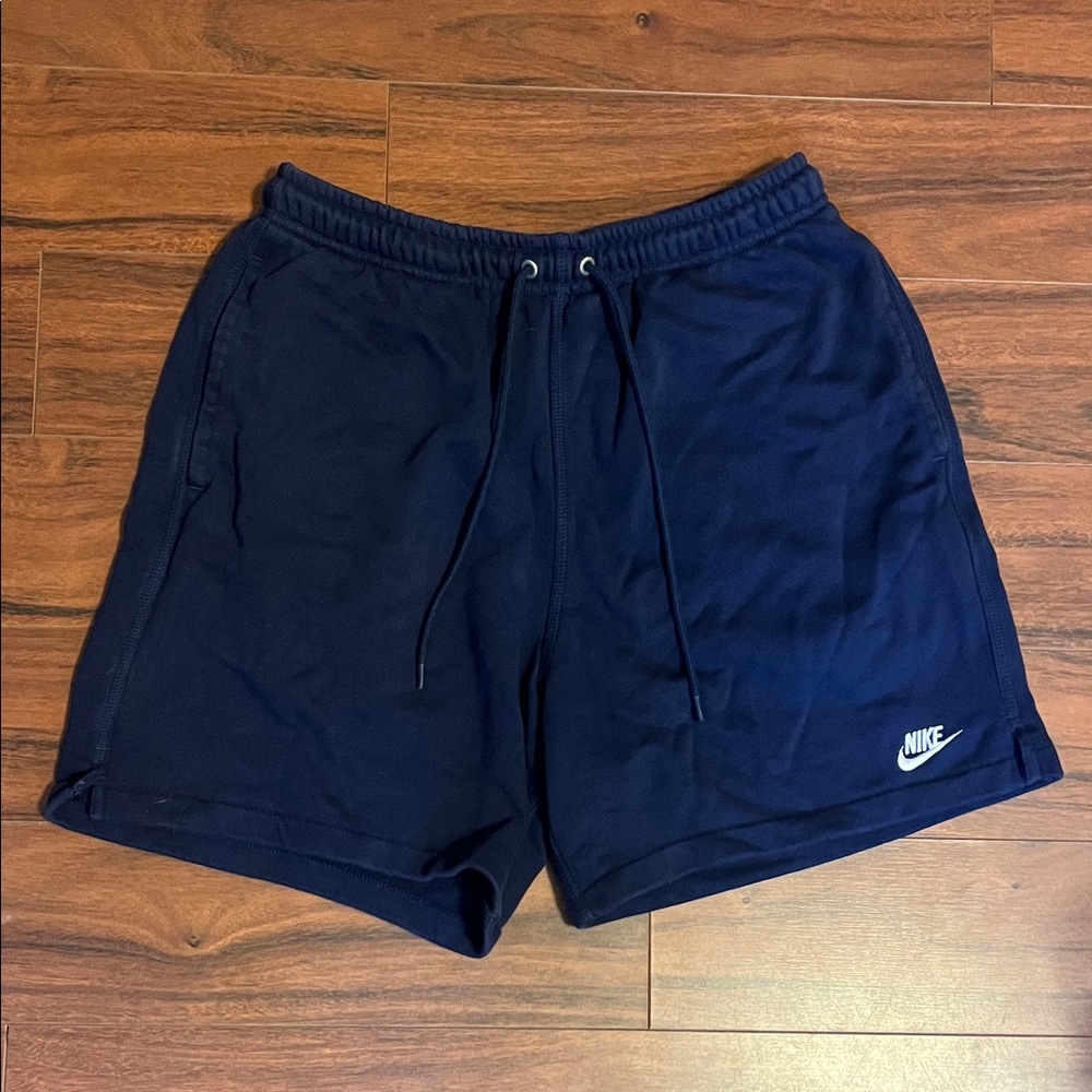 Nike Mens Navy Blue Sweatshorts